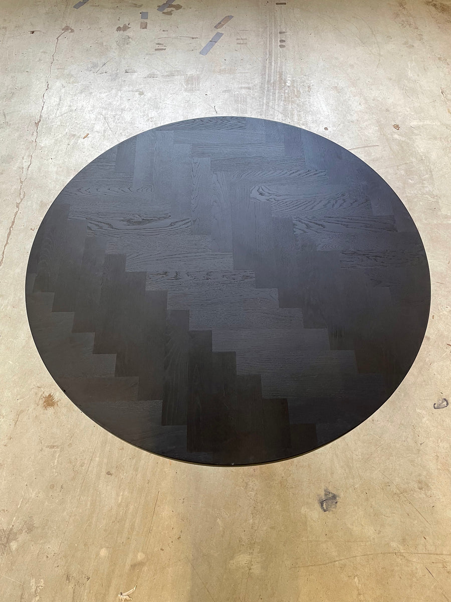 Ø130 cm sort olie